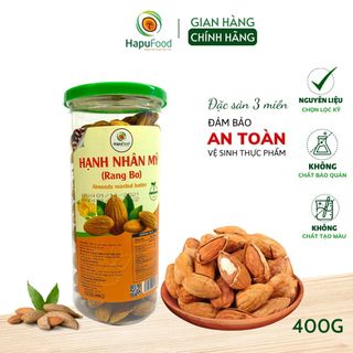 HẠT HẠNH NHÂN MỸ VỎ BƠ MỎNG HŨ 300G, 400G DINH DƯỠNG, THƠM NGON H02 - LADY'S PASSION