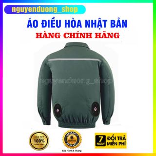 ÁO ĐIỀU HÒA CHÍNH HÃNG NHẬT BẢN PIN 50.000mAh - 12V, LÀM MÁT CHỐNG NẮNG NÓNG NAM VÀ NỮ MÀU CHÌ
