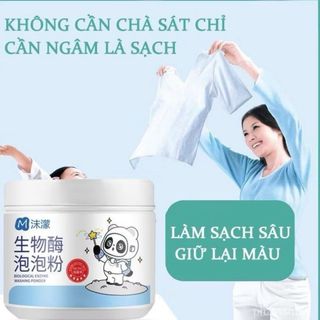 Bột Tẩy Trắng Enzyme Sinh Học, Đánh Bay Vết Bẩn, Khử Vết Ố Vàng Trên Quần Áo, Làm Sạch Giày Dép, An Toàn Cho Da