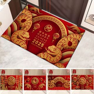 THẢM LAU CHÂN HỌA TIẾT TẾT 2025