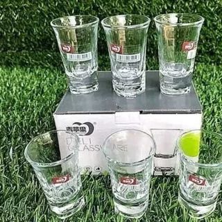 BỘ 12 LY UỐNG RƯỢU ĐẾ TRÒN CAO CẤP