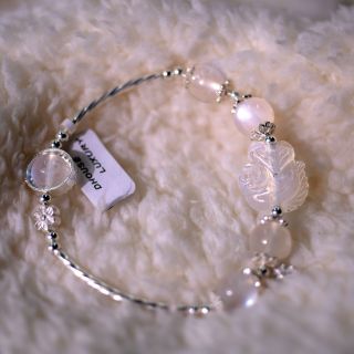 Vòng đá phong thủy mix hồ ly Chúa D1800 3
