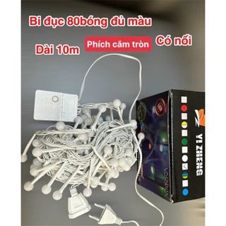 DÂY ĐÈN CHỚP BI ĐỤC DÂY DÀI 8M 80 BÓNG CÓ NỐI