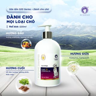 Sữa Tắm Cho Chó XUEDIAO 520ml - Thơm Lâu 7 Ngày, Tinh Dầu Đức, Diệt Khuẩn, Trị Ve Rận Cao Cấp
