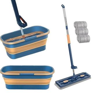BỘ CÂY LAU NHÀ 42CM KÈM THÙNG GẤP GỌN