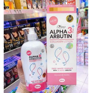 Sữa dưỡng thể trắng da Alpha Arbutin Collagen Lotion 3 Plus (500ml)