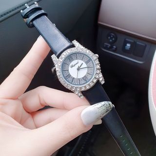 XẢ KHO ĐỒNG HỒ NỮ THỜI TRANG HOT TREND CHOPA NGỌC TRINH DÂY DA VIỀN HỘT