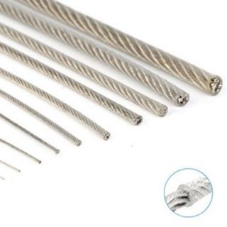 DÂY CÁP THÉP BỌC NHỰA, CÁP LỤA BỌC NHỰA, CÁP MẠ KẼM BỌC NHỰA PVC PHI 4mm CHỐNG GỈ SÉT