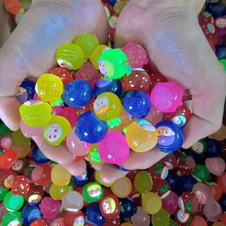 Chaảm túi mù RÙA (4,5cm) phát sáng - Đồ chơi dạ quang chất liệu nhựa đặc ruột