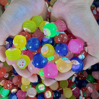 Chaảm túi mù RÙA (4,5cm) phát sáng - Đồ chơi dạ quang chất liệu nhựa đặc ruột