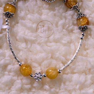 Vòng đá phong thủy mix hồ ly Chúa D1800