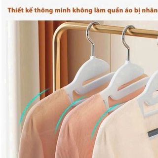 SET 10 MÓC TREO QUẦN ÁO CHỐNG TRƯỢT XOAY 360