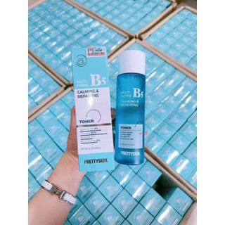 NƯỚC HOA HỒNG PHỤC HỒI, DƯỠNG TRẮNG PRETTY SKIN MULTI HYDRA B5 CALMING & REPAIRING TONER 205ML