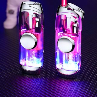 BẬT LỬA KHÈ CON QUAY SPINNER CÓ ĐÈN NHẤP NHÁY – XÀI GAS
