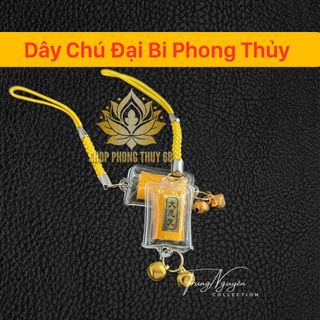 Dây Treo Chú Đại Bi Phong Thủy May Mắn Tài Lộc Treo Điện Thoại, Móc Khóa, Túi Sách, Balo