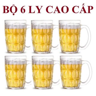 BỘ 6 LY THỦY TINH UỐNG BIA ZB33