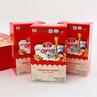 NƯỚC HỒNG SÂM BABY BIO APGOLD GOLD KOREAN RED GINSENG KID-FRIEND