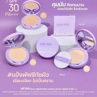 Phấn phủ Sivanna Colors Retouching Foundation Powder Blur Pact SPF30 PA+++ HF100
