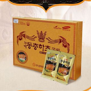 ĐÔNG TRÙNG HẠ THẢO HỘP GỖ VÀNG (60 GÓI x 30ml)