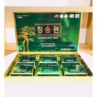 VIÊN TINH DẦU THÔNG ĐỎ CHEONG SONG WON HỘP 180 VIÊN