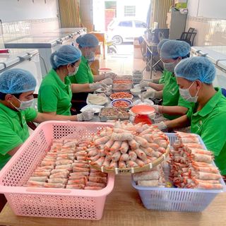 Chả ram tôm đất Bình Định size trung - đặc sản nổi tiếng