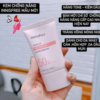 Kem Chống Nắng Inni.sfree Tone Up No Sebum Sunscreen EX SPF50 PA++++ 50mL