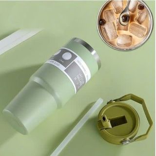 LY GIỮ NHIỆT 900ML KÈM ỐNG HÚT NẮP XOAY