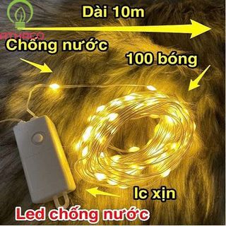 DÂY ĐÈN LED 100 BÓNG DÀI 10M TRANG TRÍ