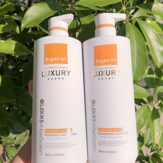 DẦU GỘI XẢ OLEXRS HAIRSALON ARGAN OIL PEARL ESSENCE LUXURY - MẪU MỚI