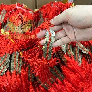 Dây Xu Ngũ Đế Phong Thủy May Mắn Chiêu Hút May Mắn Tài Lộc, Treo Ôtô, trong phòng ngủ, văn phòng,..