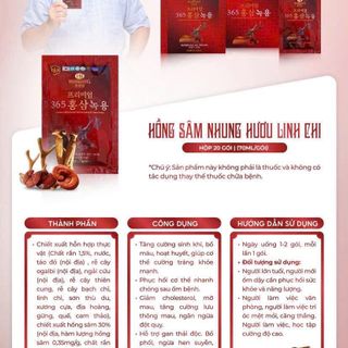 Nước hồng sâm linh chi nhung hươu 365