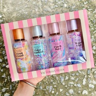 Set 4 chai Victoria Fl.eur 125ml/chai ( Body mist mang đến hương thơm quyến rũ )