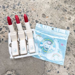 Set son dưỡng môi Cinnamoroll xanh 3 cây