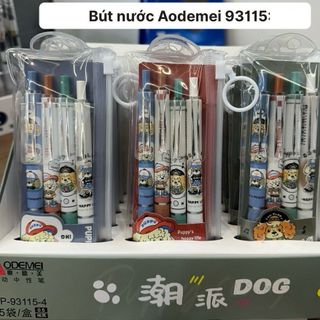 Vỉ 4 bút gel AODEMEI 93115