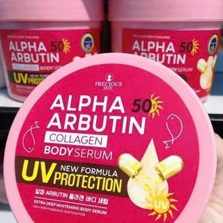 Kem Kích Trắng AlphaArbutin Collagen Body Serum SPF50 500g