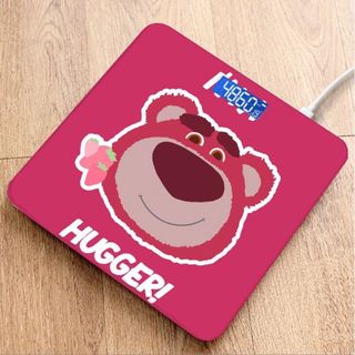 Cân điện tử GẤU HỒNG HUGGER