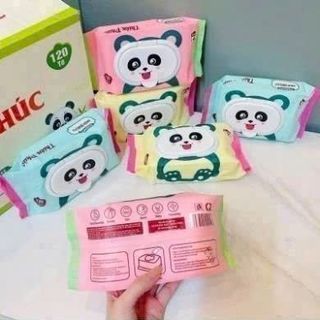 THÙNG 32 KHĂN ƯỚT HÌNH GẤU BỊCH 120 TỜ
