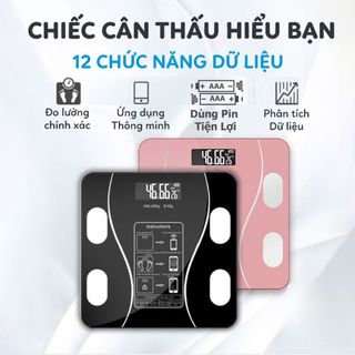 Cân điện tử kết nối bluetooth 4.0 (Dùng Pin)