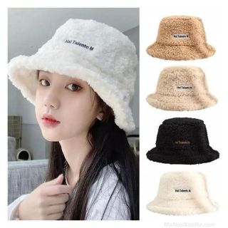 Mũ Bucket Lông Cừu Siêu Xinh Mũ Tai Bèo Du Lịch Thời Trang