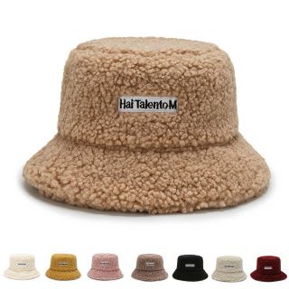 Mũ Bucket Lông Cừu Siêu Xinh Mũ Tai Bèo Du Lịch Thời Trang