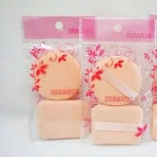 Cặp Bông phấn trang điểm