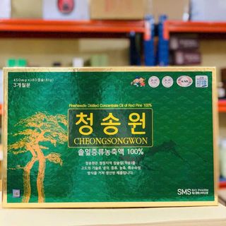 Tinh dầu thông đỏ samsung 180 viên