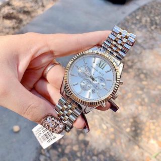 ĐỒNG HỒ NAM CAO CẤP MỚI NHẤT M KORS MẶT CHONOGRAP DÂY THÉP