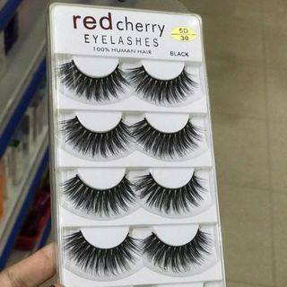 Mi giả 3D Red Cherry Eyelashes - iêu nhẹ, gắn lên mắt rất thật