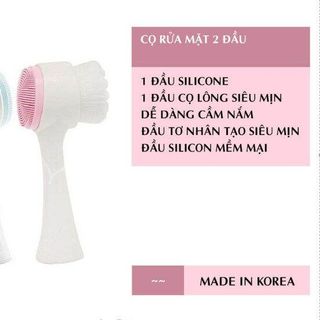 Cọ rửa mặt 2 đầu Hàn Quốc
