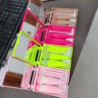 Bộ 5 Món Cọ Trang Điểm Make Up Mini Có Gương