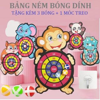 Ném Bóng Dính Kèm 3 Bóng