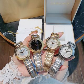 ĐỒNG HỒ NỮ CAO CẤP MỚI NHẤT VERS DÂY THÉP MẶT VÂN XÀ CỪ