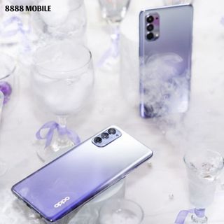 Chính Hãng Điện Thoại Oppo Reno 4 5G RAM 8GB/256GB - Đỏ Tím Xanh Ngọc, Thiết Kế Sang Trọng