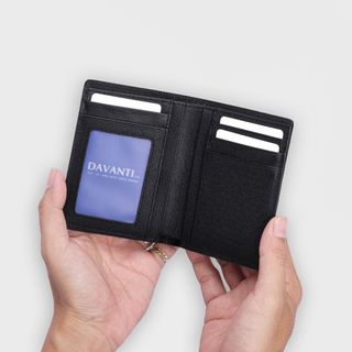 Bóp Ví Nam Da Bò Saffiano Tối Giản Thanh Lịch FA288